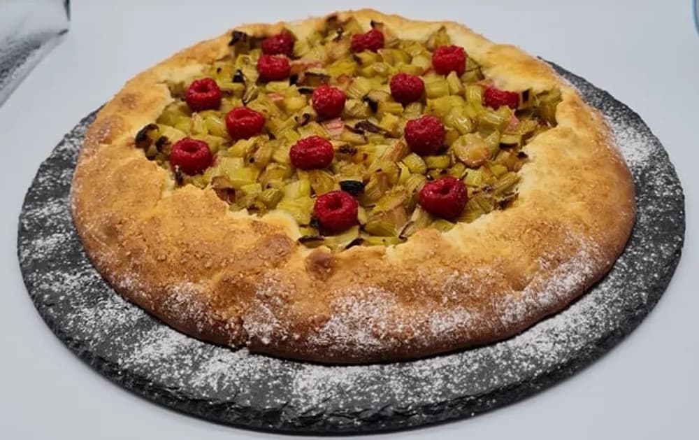 Image principale Tarte Rustique à la Rhubarbe