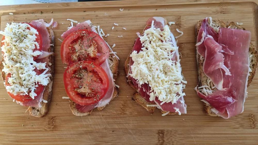 Image Tartines Jambon Cru Fromage 6