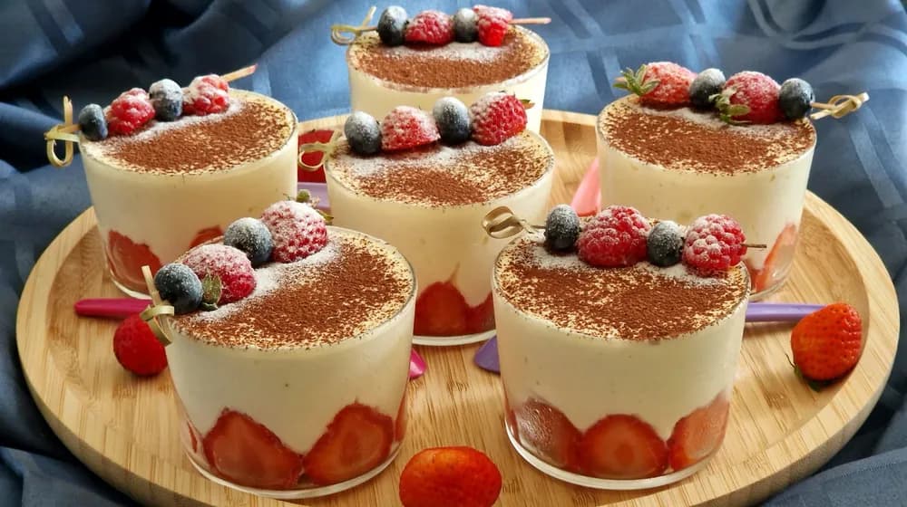 Image principale Verrines de Tiramisu aux Fraises
