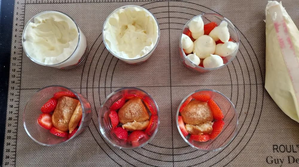 Image Verrines de Tiramisu aux Fraises 22